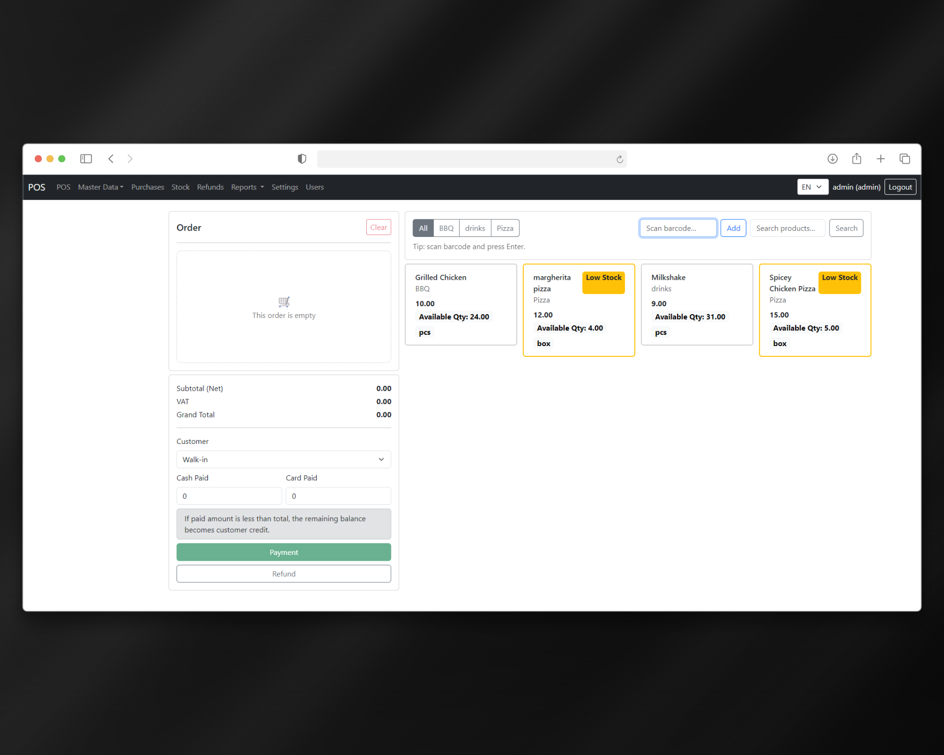POSM4 Desktop App screenshot